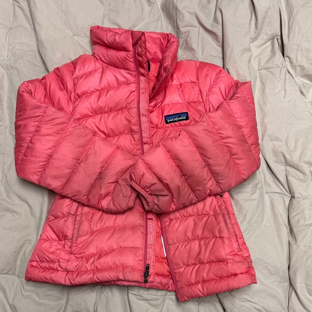 Patagonia Vibrant Pink Quilted Jacket 5-6
